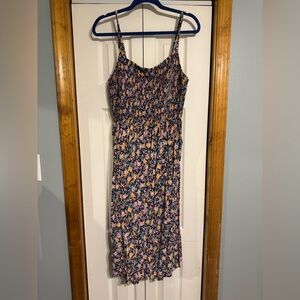 Old Navy Floral Midi Cami Dress